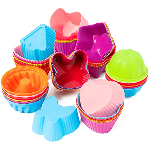 R HORSE Muffinförmchen Silikon Wiederverwendbare Muffinformen aus hochwertigem Mini Kuchenform Klein Backform Cupcake Backform Cupcake für Kuchen Dessert Schokolade Umweltschonend Cupcakeförmchen R HORSE Muffinförmchen Silikon Wiederverwendbare Muffinformen aus hochwertigem Mini Kuchenform Klein Backform Cupcake Backform Cupcake für Kuchen Dessert Schokolade Umweltschonend Cupcakeförmchen von R HORSE