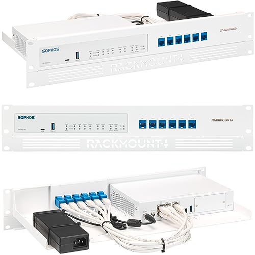 R RACKMOUNT·IT 19 Zoll Rack Mount für Sophos Firewall Appliance - 1.3U Server Rack Shelf mit Easy Access Front Netzwerkanschlüsse, Ordnungsgemäß Entlüftet, RM-SR-T10 von Rackmount.IT von R RACKMOUNT·IT