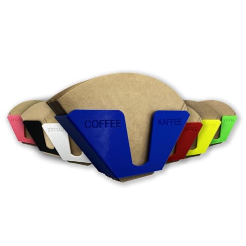 R-Satz Shop Kaffeefilterhalter Ständer für Kaffeefilter Aufbewahrung Wandhalter Papierfilter (Blau) von R-Satz Shop
