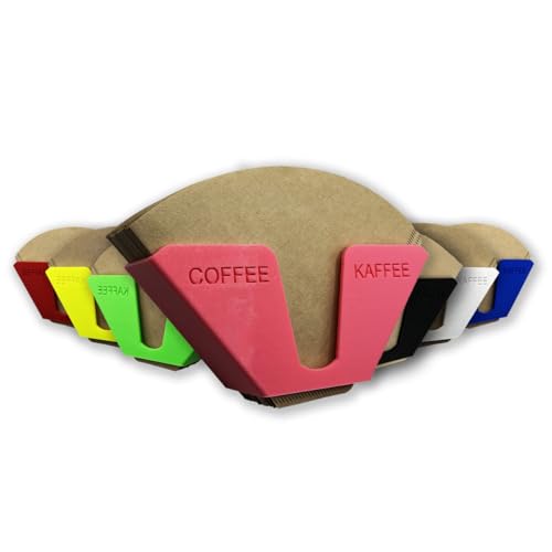 R-Satz Shop Kaffeefilterhalter Ständer für Kaffeefilter Aufbewahrung Wandhalter Papierfilter (Pink) von R-Satz Shop