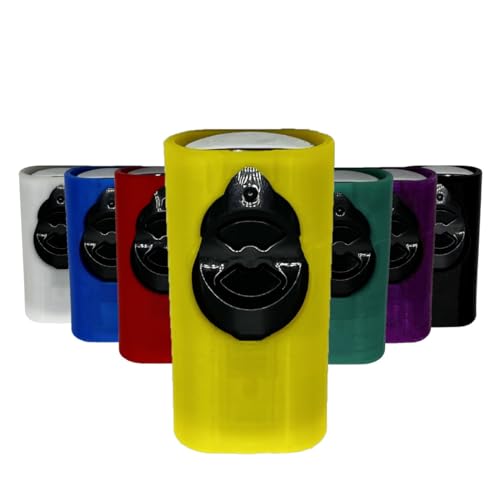 R-Satz Shop Schutzhülle passend für Hörmann Handsender Gehäuse Cover Case Schutz der Modelle HSE2-, HSE4-, HS5-868-BS 7 Farben zur Auswahl (Gelb, Normal (HSE2-/HSE4-868-BS)) von R-Satz Shop