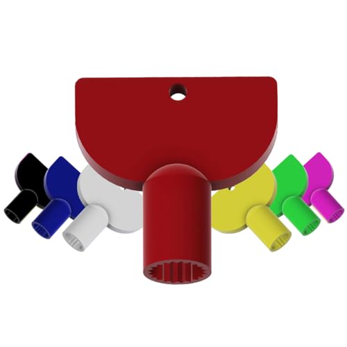 Steckschlüssel passend für Kemper Außenwandventil Ersatzteil Zapfhahn Frosti Außenarmatur Frosti-Plus-Ventil Auswahl aus 7 Farben (Rot) von R-Satz Shop