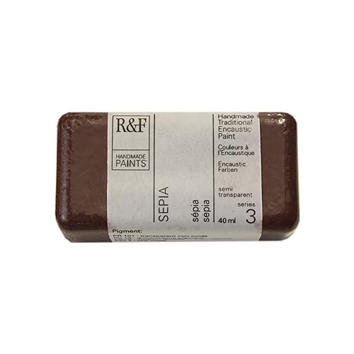 R&F Handmade Paints R&F Encaustic 40Ml Sepia von R&F