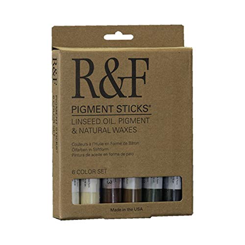 R&F Pigment Sticks Earth Tones Set of 6 (2830) von R&F
