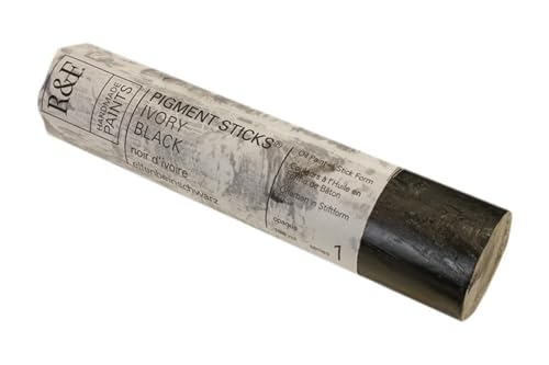 R&F - Pigmentstift - Oelfarbstift - 188 ml - Elfenbeinschwarz von R&F