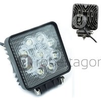 12v Square 9 Led 27w 6000k Ip68 Zusätzliches Tiefenlicht Für Geländewagen von R & G