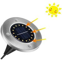 16 Led Smd Solarstrahler Begehbar Outdoor Garten Stufenleuchte Te-B0423 von R & G