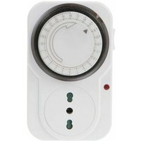 230-V-Steckdose Mit Timer, 24-Stunden-Timer, Manuell Programmierbar von R & G
