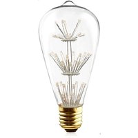 3w Led-Lampe E27 St64-Fassung Helle Sternlampe Warmes Licht 2700k 3w Led-Lampe E27 St64-Fassung Helle Sternlampe Warmes Licht 2700k von R & G