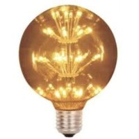 3w Led-Lampe Warmes Licht E27-Anschluss Globus Kugel G125 Hellster Stern 2200k von R & G