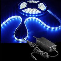 5m Flexibles 5050 Led-Streifen-Set Mit 3a-Stromversorgung, Blau, Ip65 von R & G