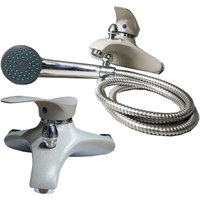 Badewannenmischbatterie Mit Brausehalterung Für Sandsteinmontage Jh8192 von R & G
