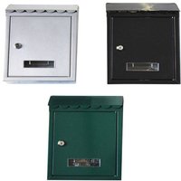 Briefkasten Aus Eisen Mit Äusserem Briefschloch Aus Lackiertem Metall Und Schlüsseln von R & G