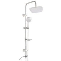 Chrom-Duschsäule Mit Gleitstange, Festem Duschkopf, 3418 Schiebe- Und Abnehmbare Handbrause Chrom-Duschsäule Mit Gleitstange, Festem Duschkopf, 3418 Schiebe- Und Abnehmbare Handbrause von R & G