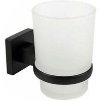 Glas Mit Halterung Badezimmer Zahnbürstenhalter Wand Home Schwarz 02101 Glas Mit Halterung Badezimmer Zahnbürstenhalter Wand Home Schwarz 02101 von R & G