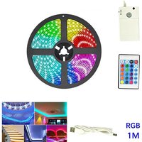 Led-Streifen Mit Infrarot-Bewegungssensor Usb-Batterie 1m Rgb Te-B0451 Led-Streifen Mit Infrarot-Bewegungssensor Usb-Batterie 1m Rgb Te-B0451 von R & G