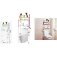 Organizer Mit 3 Regalen, Regal Über Der Toilette, Platzsparende Badezimmer-Aufbewahrung von R & G