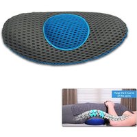 Rückenkissen, Lordosenstütze, Memory Foam, Orthopädisch, Waschbar von R & G
