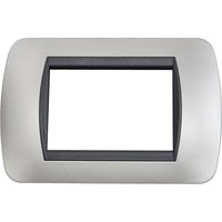 Silberne Platte, Kompatibel Mit Der Schalterabdeckung Living 3 Places Cl 119-02 von R & G