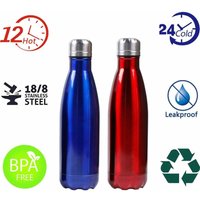 Tragbare Wasserflasche Edelstahl Thermoskanne Warm Kalt 500 Ml von R & G