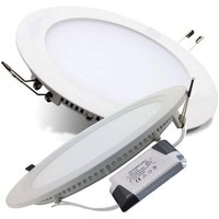 Ultraflacher 24w Led-Einbaustrahler, Rund, Frühling, Warmes Licht von R & G