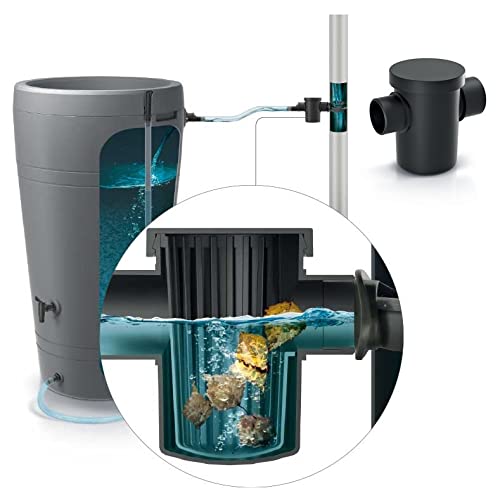 Regenwasserfilter Filter für Regentonne Wassertank Fallrohrfilter mit Deckel Regenrohfilter mit Sieb Schwarz Regenwasserfilter Filter für Regentonne Wassertank Fallrohrfilter mit Deckel Regenrohfilter mit Sieb Schwarz von R.G.