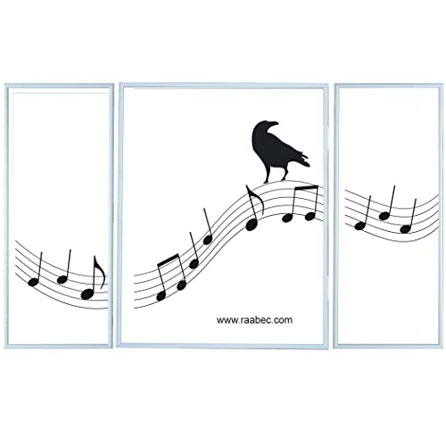 RAABEC Triptychon Aluminium Bilderrahmen Silber matt, 50x80cm, Alurahmen ideal für Malen nach Zahlen Bilder z.B. von Schipper, fertig montiert, mit Rückwand, ohne Glas RAABEC Triptychon Aluminium Bilderrahmen Silber matt, 50x80cm, Alurahmen ideal für Malen nach Zahlen Bilder z.B. von Schipper, fertig montiert, mit Rückwand, ohne Glas von RAABEC