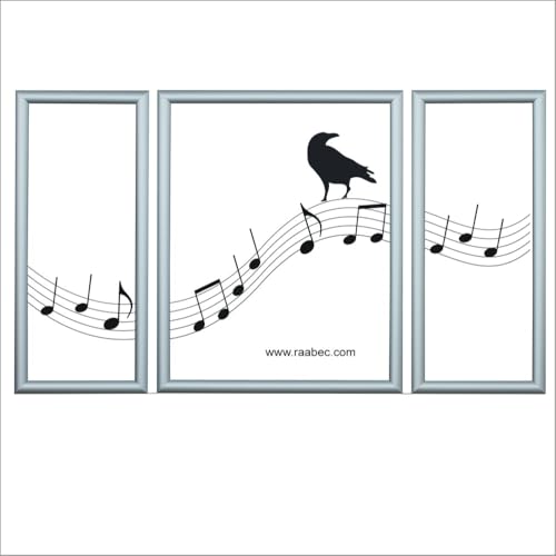 RAABEC Triptychon Bilderrahmen, Größe 50x80cm / 80x50cm Farbe Silber, ideal für Malen nach Zahlen Triptychon Bilder von Schipper oder Ravensburger RAABEC Triptychon Bilderrahmen, Größe 50x80cm / 80x50cm Farbe Silber, ideal für Malen nach Zahlen Triptychon Bilder von Schipper oder Ravensburger von RAABEC