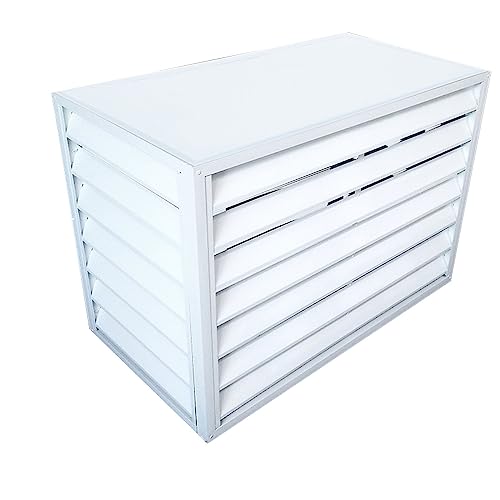 RAABYU Aluminium-Abdeckung für Klimaanlage und Wärmepumpe Mini-Split-Abdeckung Mini-Split-Unit-Abdeckung Mini-Split-AC-Abdeckun von RAABYU