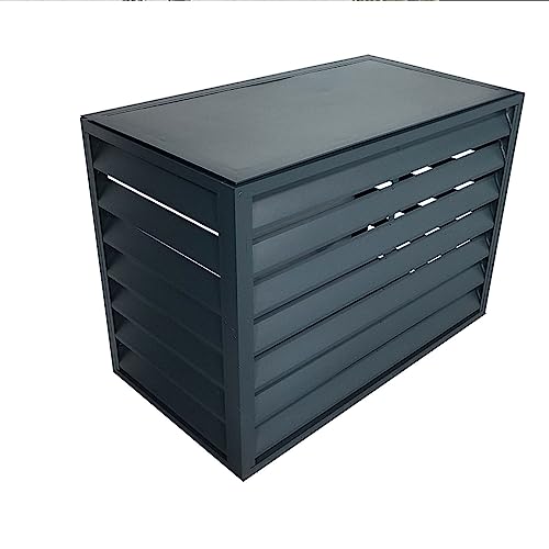 RAABYU Mini-Split-Abdeckung Mini-Split-Unit-Abdeckung Aluminium-Abdeckung für Klimaanlage und Wärmepumpe Abdeckung für Außenein von RAABYU