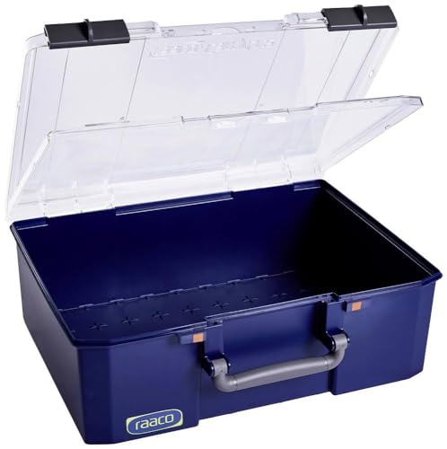 raaco 147255 Kleinteilebehälter CarryLite 150 5x10-0/DL (B x H x T) 413 x 148 x 330 mm Blau 1 St. von Raaco