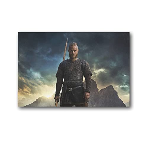 Bild Auf Leinwand Senza Cornice Ritratto Ritratto Viking Pirata Poster Tela Wall Art Room Immagini per Camera da letto Regali Decor 60x90cm von RAAMKA