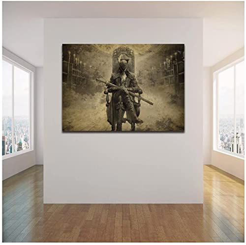 Leinwand Bilder Kunst Senza Cornice Lady Maria Bloodbornes Art Poster e Wall Art Picture Print Modern Family Room décor 60x90cm von RAAMKA