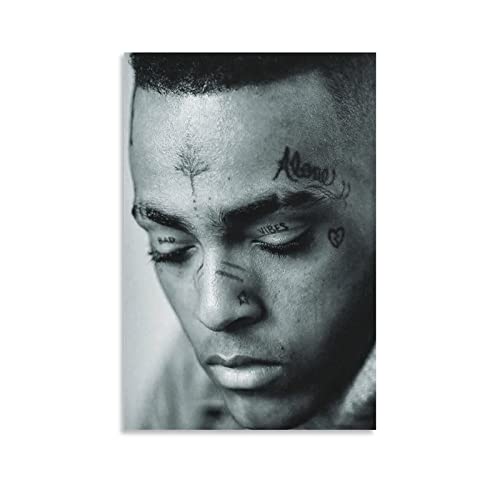 RAAMKA Leinwand Bedrucken Senza Cornice XXXTentacion poster arte murale per soggiorno decorazione estetica pittura per camera da letto 60X90cm von RAAMKA