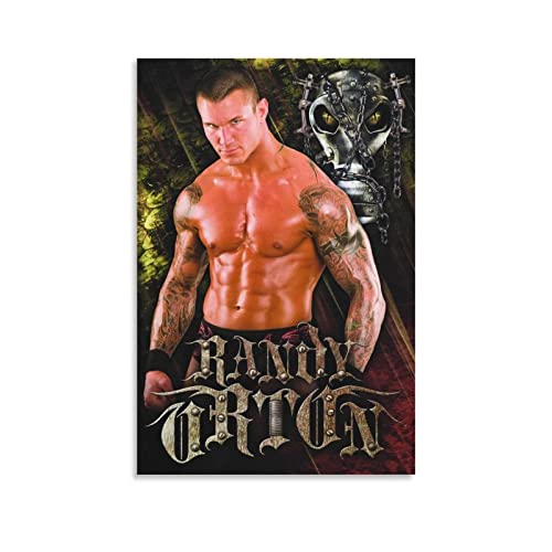 RAAMKA Leinwand Druck Poster Senza Cornice Randy Orton Room Decor per ragazze adolescenti pittura murale per vivere bagno casa cucina arte della parete 60X90cm von RAAMKA