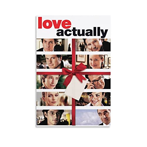 RAAMKA Leinwandplakat Senza Cornice Love Actually Movie Canvas Art e Wall Modern Family Bedroom Decor Poster 60X90cm von RAAMKA