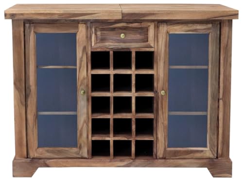 Barschrank 120x90x50 aus indischem Sheesham-Massivholz Barschrank 120x90x50 aus indischem Sheesham-Massivholz von RAAVI