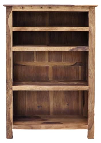 Bücherregal Rami 90x135x35 aus indischem Sheesham-Massivholz von RAAVI