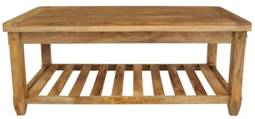 Couchtisch 110x45x60 cm Devi aus Mangoholz von RAAVI