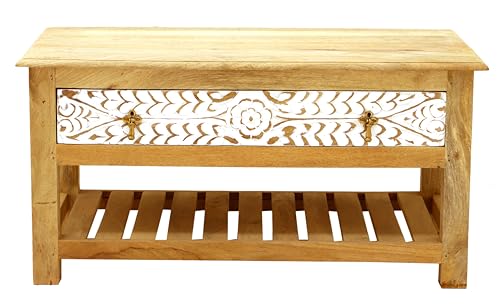 Couchtische Sita 90x45x60 aus indischem Mango-Massivholz von RAAVI