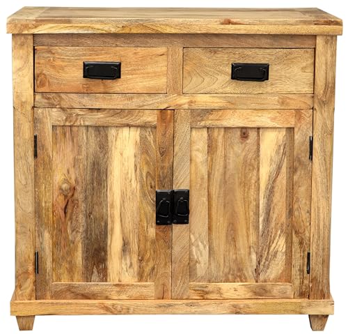 RAAVI Kommode Devi 90x90x45 aus Mangoholz von RAAVI
