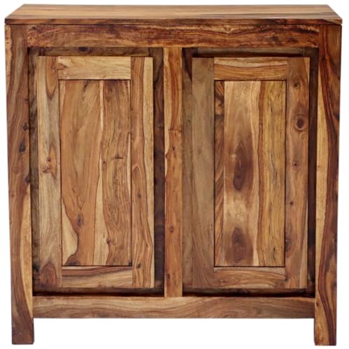 RAAVI Kommode Gani 90x90x45 aus indischem Sheesham-Massivholz von RAAVI