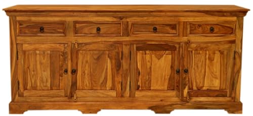 RAAVI Kommode Jali 200x90x45 aus indischem Sheesham-Massivholz von RAAVI