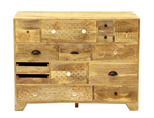RAAVI Kommode Manu 115x90x45 aus Mangoholz von RAAVI
