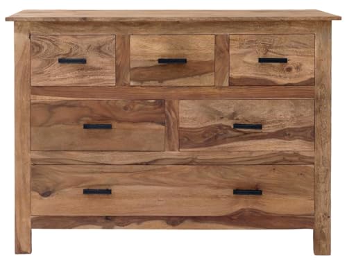 RAAVI Kommode Rami 120x90x45 aus indischem Sheesham-Massivholz von RAAVI