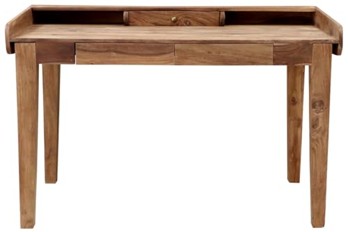 RAAVI Schreibtisch 130x85x70 aus indischem Sheesham-Massivholz von RAAVI