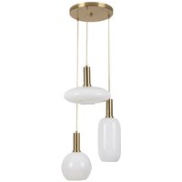 5225 Hängeleuchte Sinopia gold Opalglass E27 3x max 40W L:130cm Ø40cm dimmbar - Rabalux von RABALUX