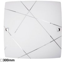 Rabalux 3698 Deckenleuchte Phaedra aus Metall Glas weiß B:30cm H:30cm von RABALUX