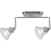 Retro Badezimmer Wandleuchte, beweglich, E14, 2x40W, Chrom, 3208, Antoine Rabalux Retro Badezimmer Wandleuchte, beweglich, E14, 2x40W, Chrom, 3208, Antoine Rabalux von RABALUX