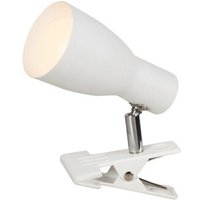 Wandleuchte mit Clip und E27-Schalter, weiß Ebony 6026 Rabalux Wandleuchte mit Clip und E27-Schalter, weiß Ebony 6026 Rabalux von RABALUX